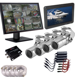 4 Camera HD Megapixel TVI Viewing Package